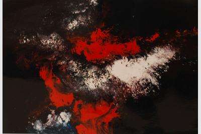 MYXILLA Laque sur toile (40x70) not sold