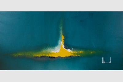 FUSION Laque sur toile (30x90) not sold