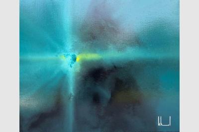 ECLAT Laque sur toile (69x81) not sold