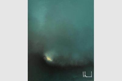 ILLUSION Laque sur toile (50x60) not sold