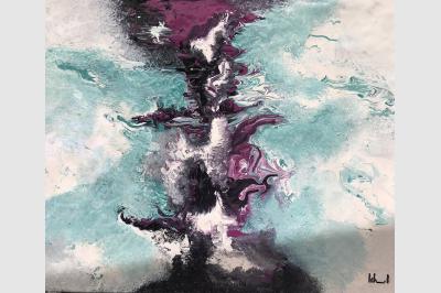 YGDRASYL Laque sur toile (50x60) 225€