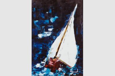 GITE spatule sur toile (40x60) 180€