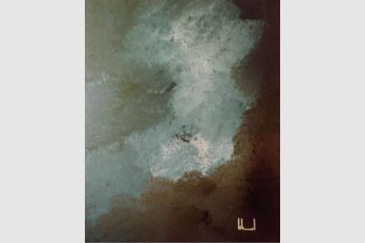 ANEMONE laque sur toile(60x90)not sold