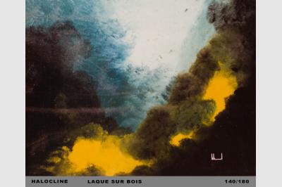 HALOCLINE laque sur bois (140x180)not sold