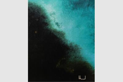 THERMOCLINE laque sur toile(60x90)not sold