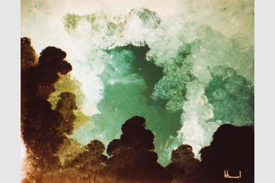SIPHON laque sur toile(50x70)not sold