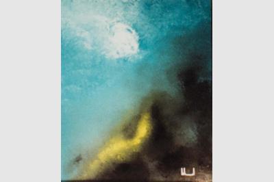 REMONTEE laque sur toile(40x60)not sold