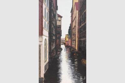VENISE laque sur toile (73x115) 600€