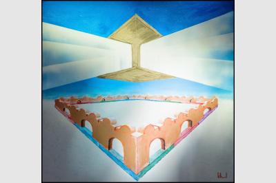 LA JERUSALEM CELESTE (1mx1m) 300€